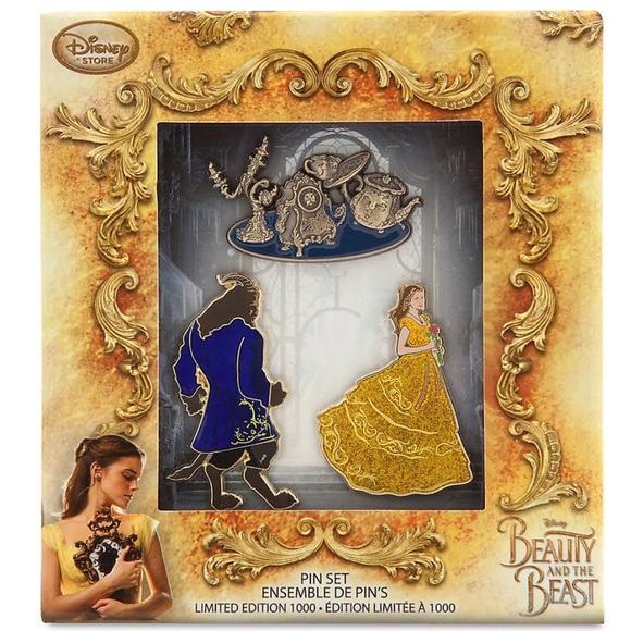 Disney Accessories - Beauty and the Beast Limited Edition Pin Set